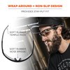 Skullerz By Ergodyne AFAS Safety Glasses, Matte Black Frame, Indoor/Outdoor Lens,  SKOLL-AFAS